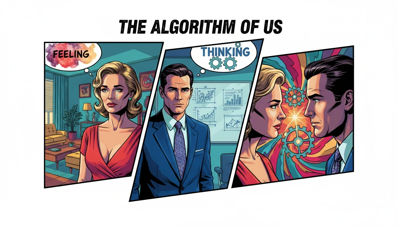A symbolic image showing two gears connecting, representing mbti compatibility for relationships between different personality types. Filename: mbti-compatibility-for-relationships-bestie-ai.webp