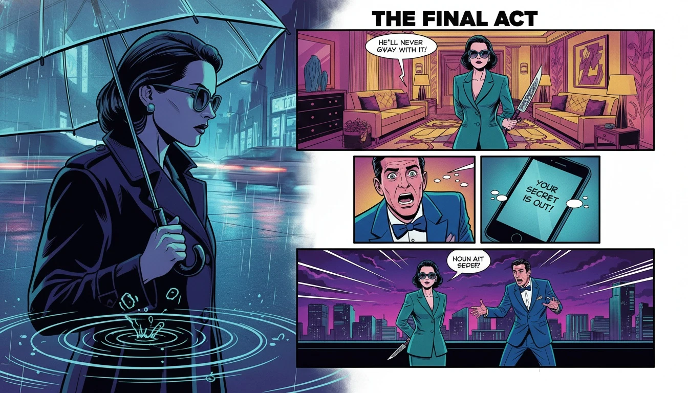 A distorted reflection of a person, symbolizing the confusing experience of an mbti inferior function grip under stress. File name: mbti-inferior-function-grip-bestie-ai.webp