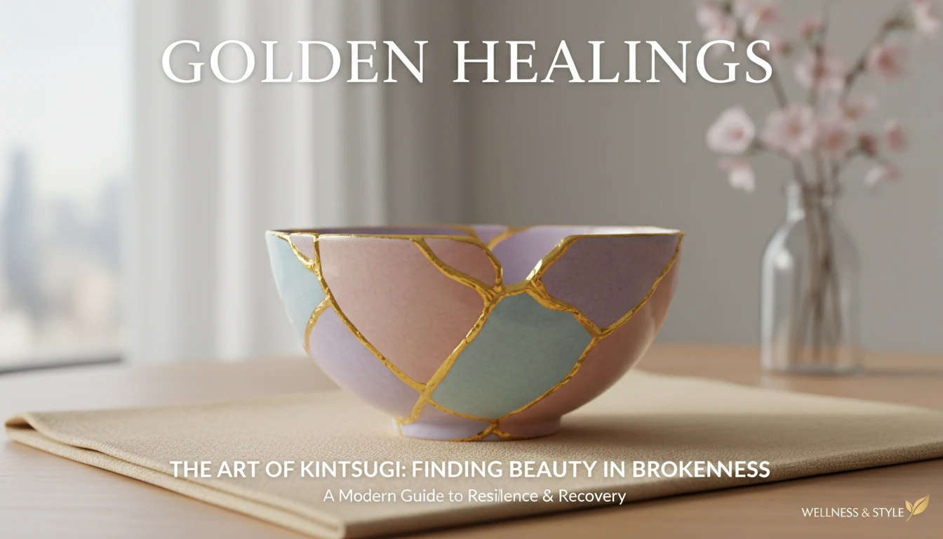 A Kintsugi bowl being repaired with gold, symbolizing the profound mental health impact of physical injury and the beautiful, resilient process of healing. Filename: mental-health-impact-of-physical-injury-bestie-ai.webp