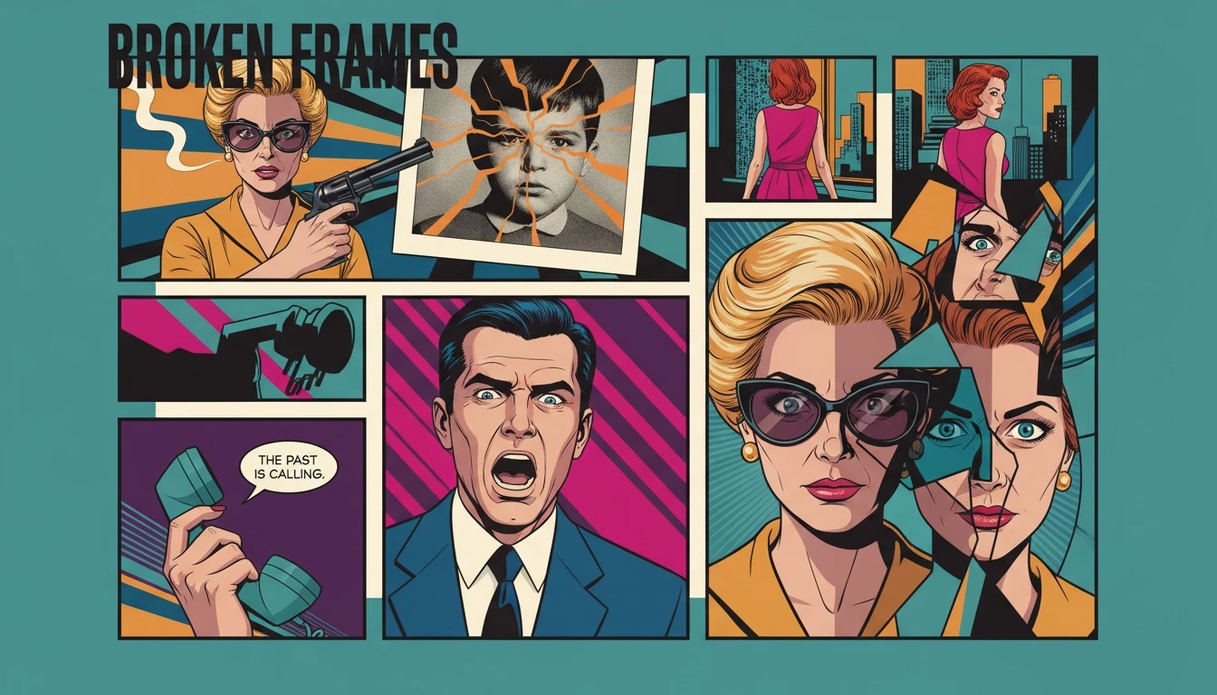 A cracked vintage photograph representing the mental health stigma in the 1960s with a glowing light of healing, a theme explored in 'Welcome to Derry'. filename: mental-health-stigma-in-the-1960s-bestie-ai.webp