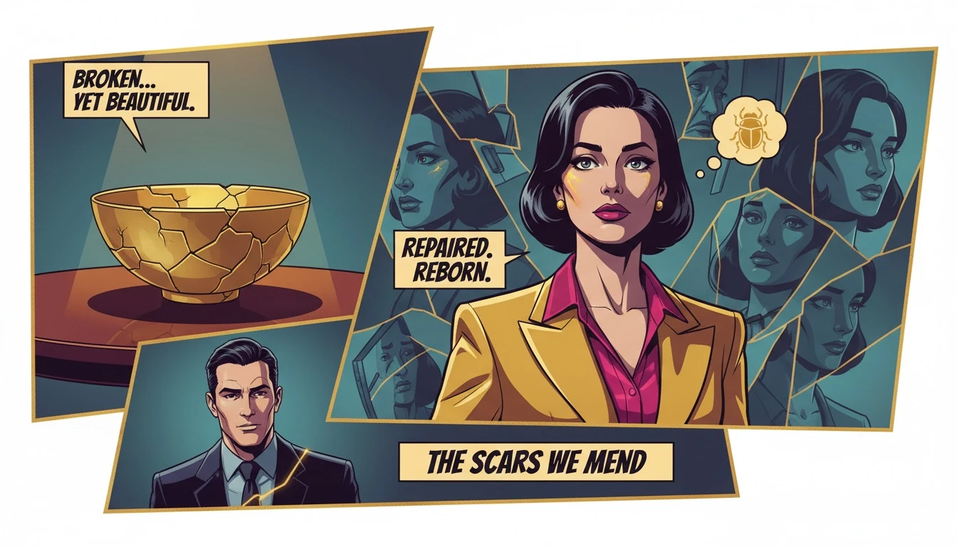 A kintsugi bowl with golden repairs, illustrating a beautiful mental recovery plan after crisis has broken something apart. Filename: mental-recovery-plan-after-crisis-bestie-ai.webp