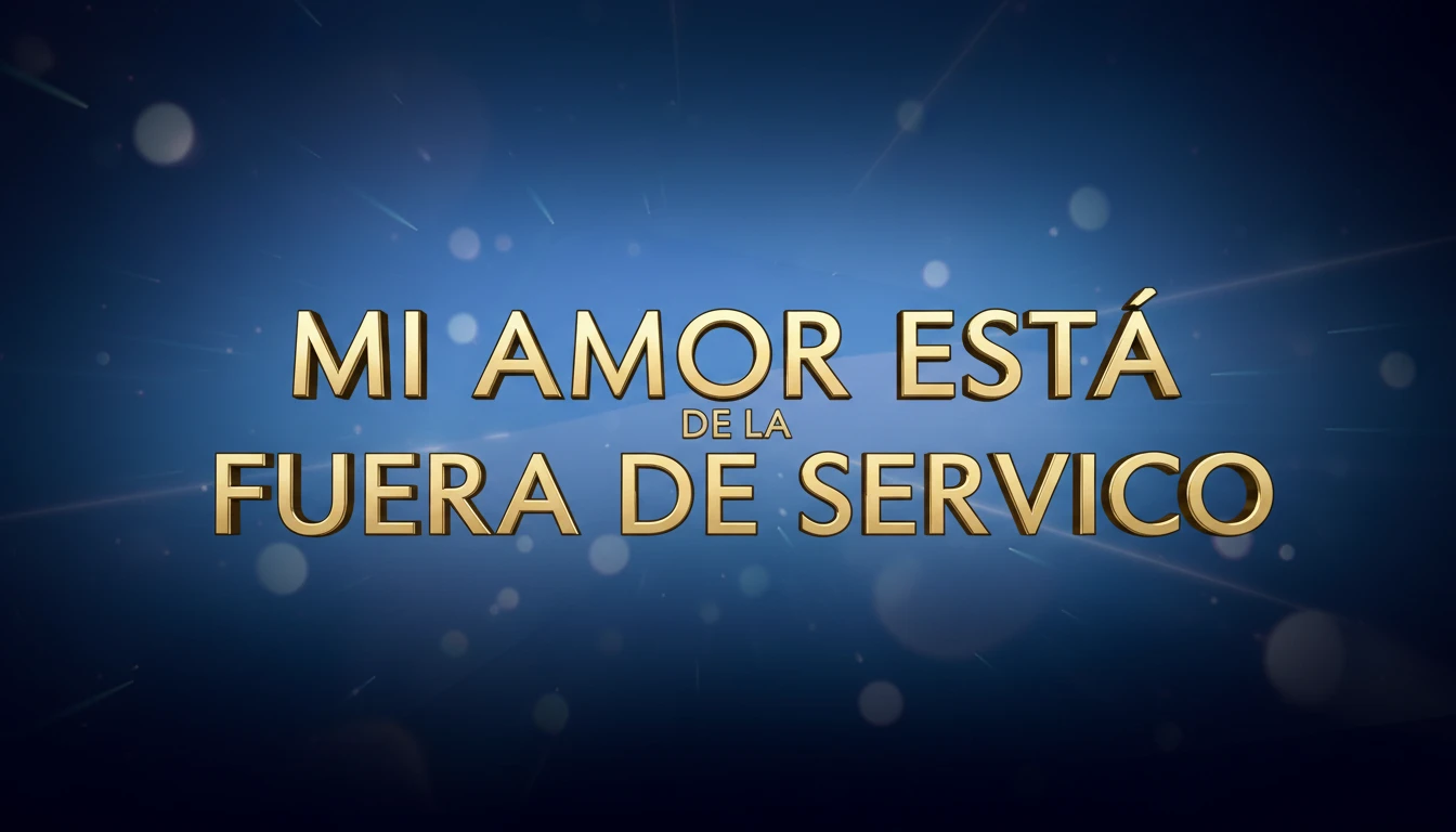 A woman looking regretful while a man walks away confidently, symbolizing the resolution of 'Mi Amor Está Fuera de Servicio' and unrequited love.