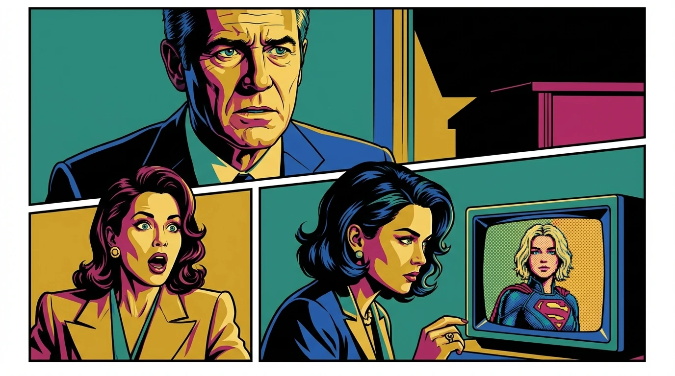 A stunning piece of Milly Alcock Supergirl fan art showing the actress in a modern, powerful suit, representing the fan community's hopes for her role in the DCU. Filename: milly-alcock-supergirl-fan-art-bestie-ai.webp