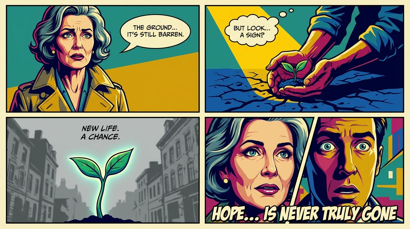 A person's hands gently nurturing a new plant sprout, symbolizing the hope and care required when navigating a new relationship after a toxic one. new-beginnings-bestie-ai.webp