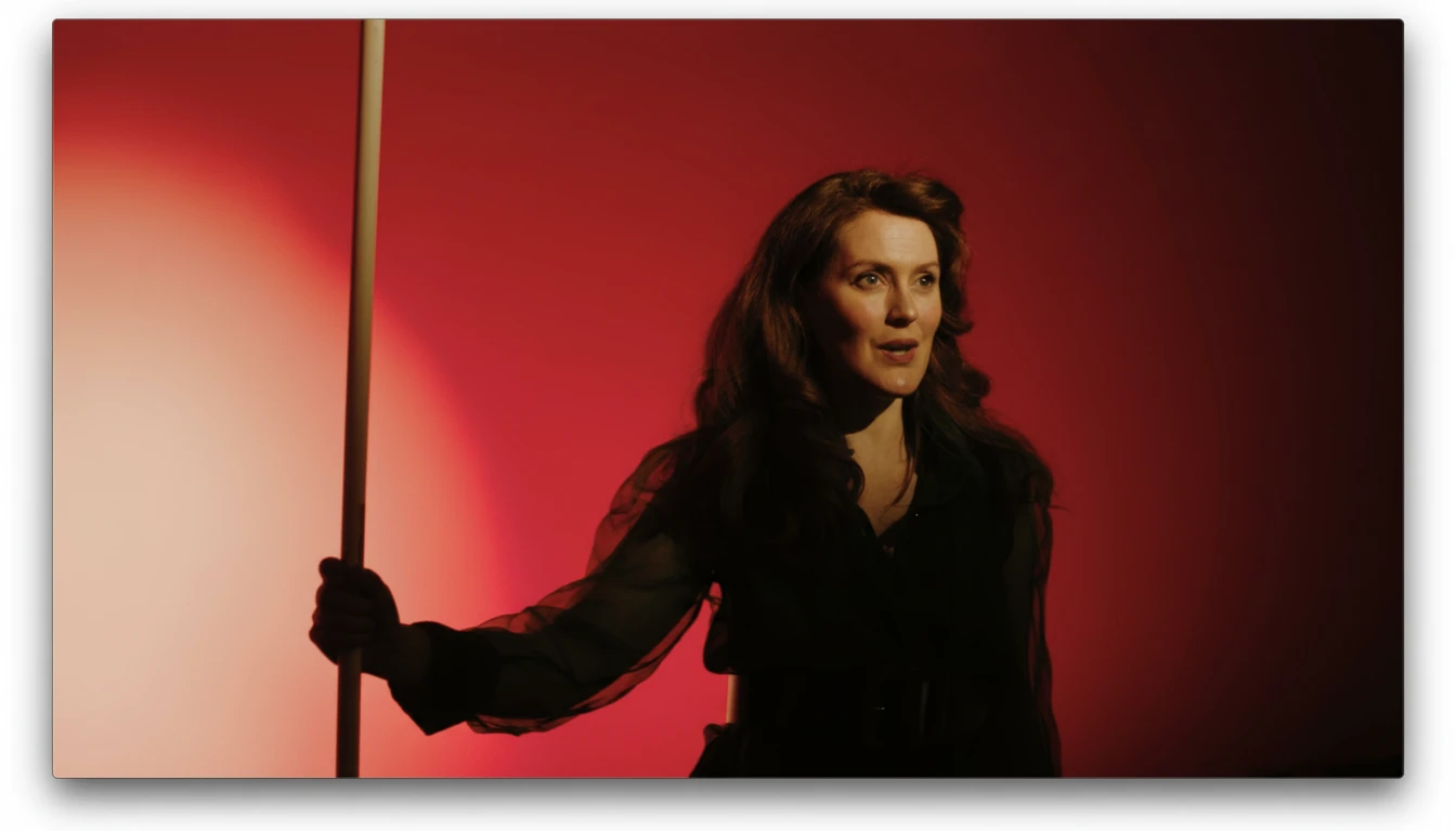 A dramatic still from 'Our Love Is Beyond Cure' showing Sophia Wood confronting Xavier, highlighting the intensity of their toxic relationship.