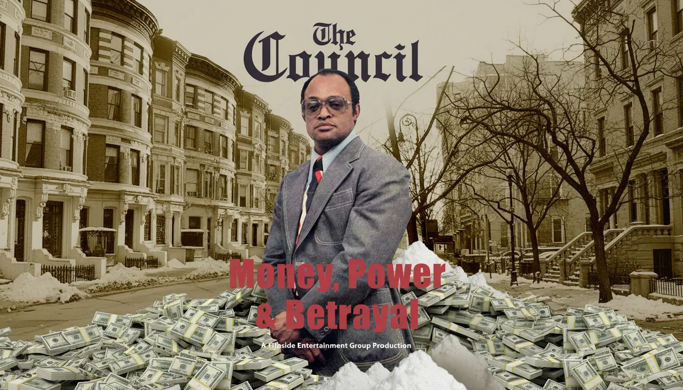 A woman in a powerful suit looking intensely, representing the revenge theme in A Arte Da Vingança short drama.