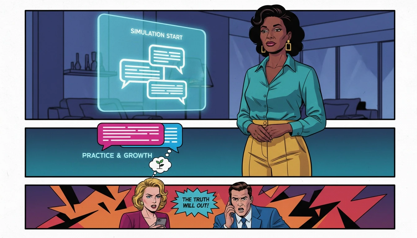 A person finding a safe space to practice social skills online free using an AI chat interface to build confidence. Filename: practice-social-skills-online-free-bestie-ai.webp