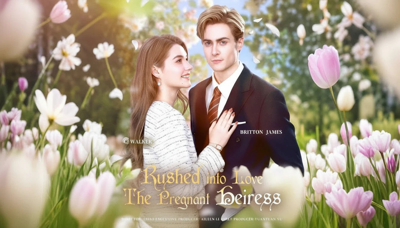 A dramatic scene from "Pregnant Heiress: Pampered By Five Uncles" featuring Victoria, her twins, and her protective uncles.