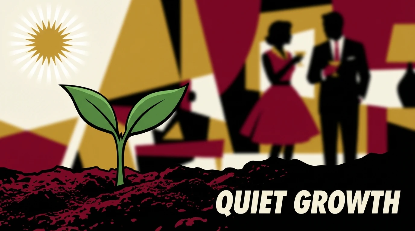 A single green sprout growing in rich soil, symbolizing hope for those who are pregnant with no symptoms and feeling anxious about their journey. bestie-ai/pregnant-with-no-symptoms.webp