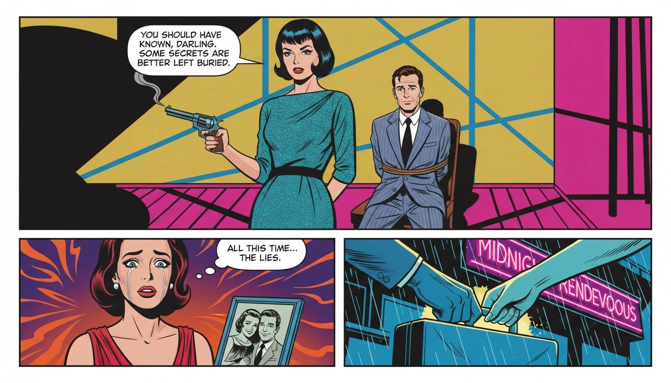 A woman considers the confusing psychology of a situationship, symbolized by a teacup filled with mysterious fog, representing the lack of clarity in her undefined relationship.