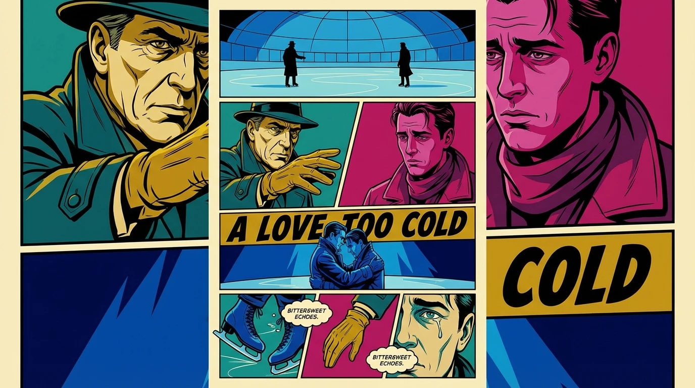 A poignant image illustrating the psychology of heartbreaking romance stories, showing two figures in a moment of tender connection and sorrow. Filename: psychology-of-heartbreaking-romance-stories-bestie-ai.webp