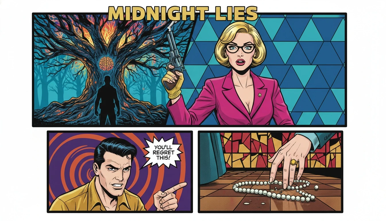 A glowing forest resembling a brain's neural network, illustrating the deep psychology of James Cameron's storytelling. File name: psychology-of-james-camerons-storytelling-bestie-ai.webp