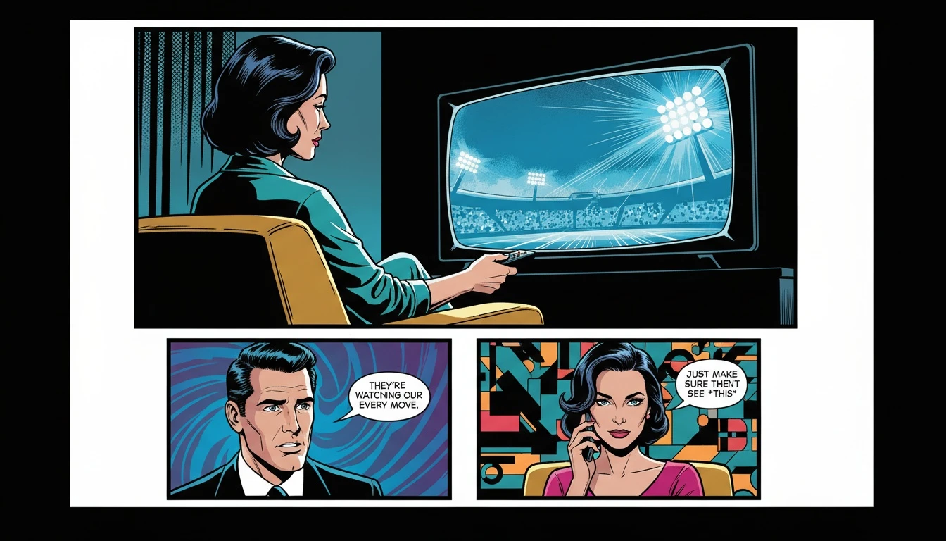 A person sitting in a dark room reflects on the psychology of parasocial relationships while watching a celebrity couple on TV. psychology-of-parasocial-relationships-bestie-ai.webp