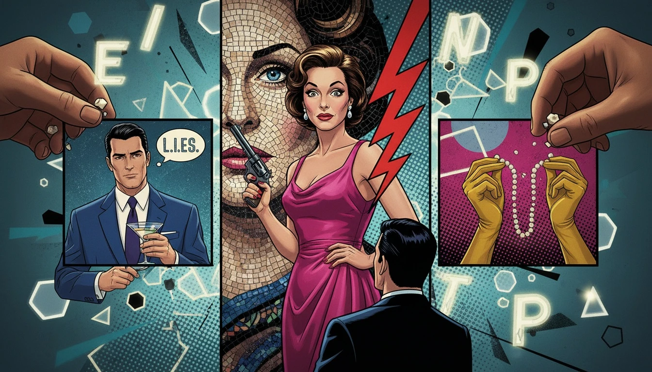 A symbolic image exploring the psychology of using mbti in relationships, showing hands assembling a complex mosaic of a person's identity. Filename: psychology-of-using-mbti-in-relationships-bestie-ai.webp