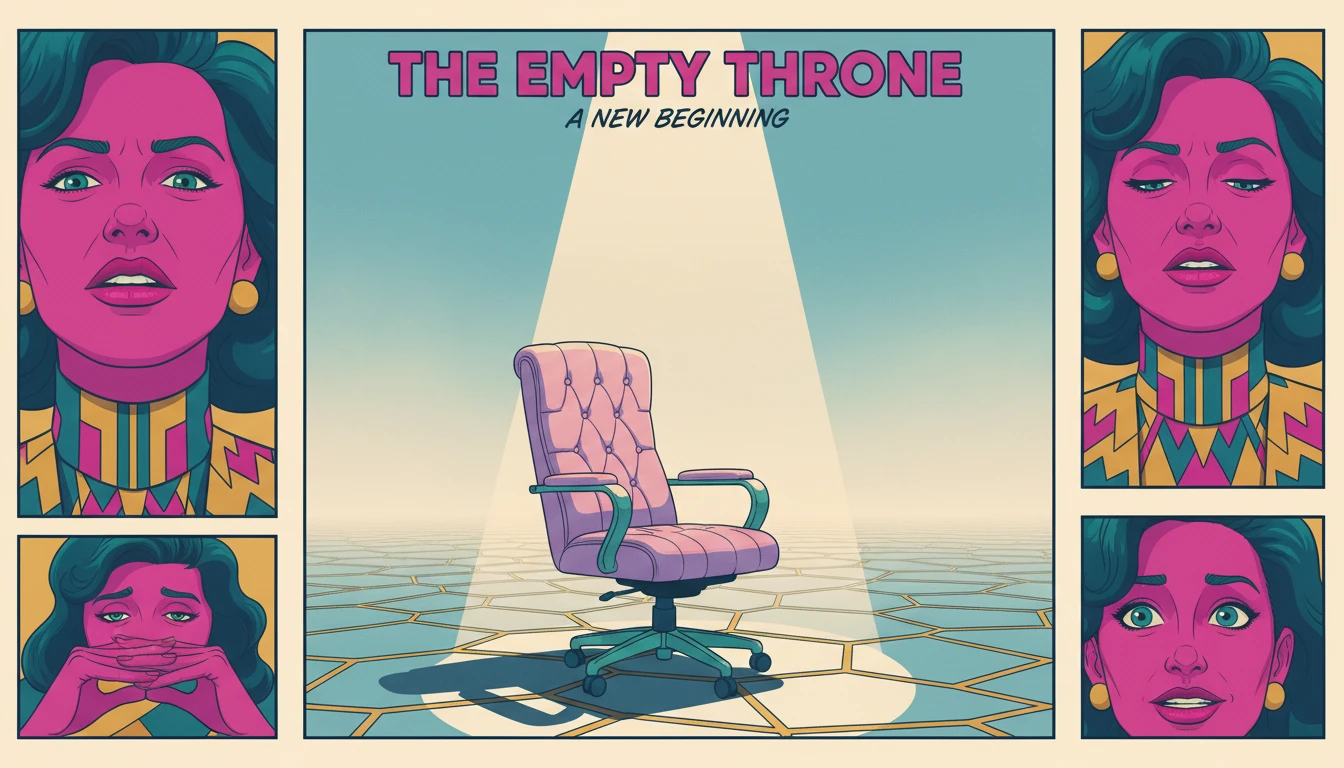 psychology-of-workplace-withdrawal-bestie-ai.webp - An empty luxury office chair in a desolate landscape symbolizing the psychology of workplace withdrawal and professional abandonment.