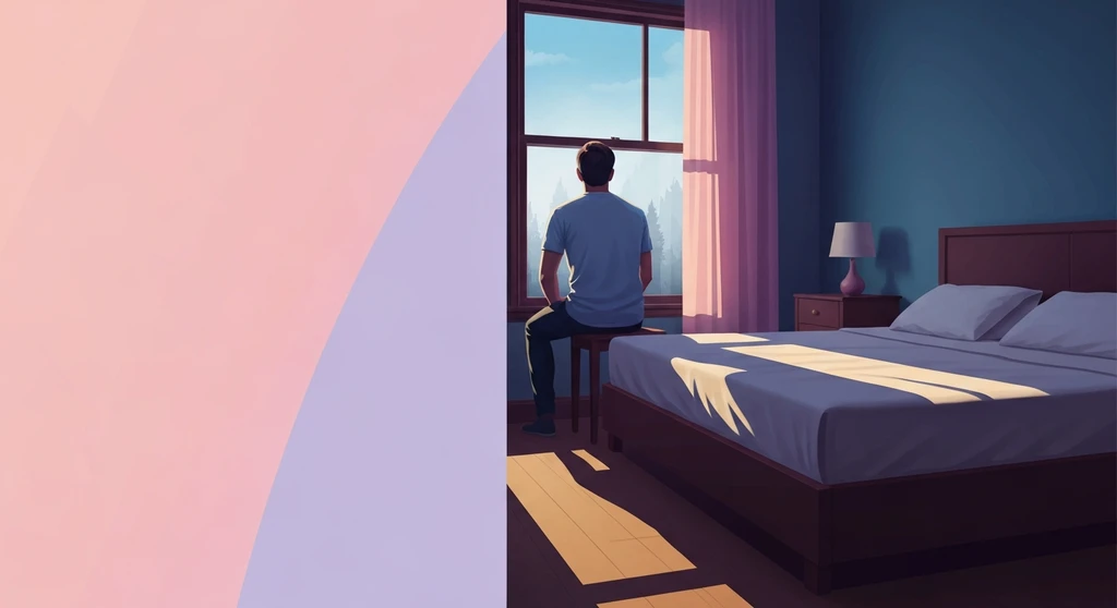 A man experiencing a vulnerability hangover and pulling away after intimacy-bestie-ai.webp