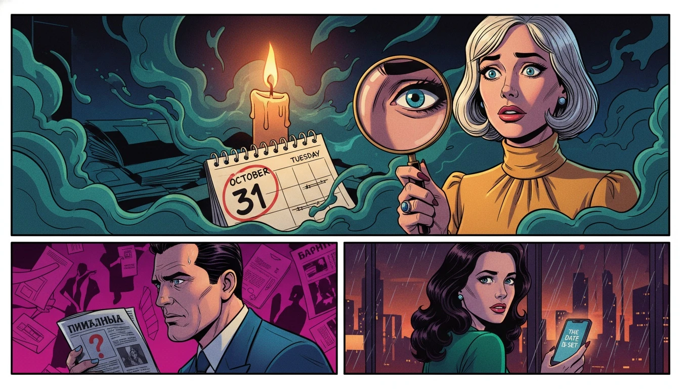 A clear timeline of the Rachael Carpani death date represented by a single candle illuminating a calendar in the fog, bringing clarity to the unexpected news. Filename: rachael-carpani-death-timeline-bestie-ai.webp