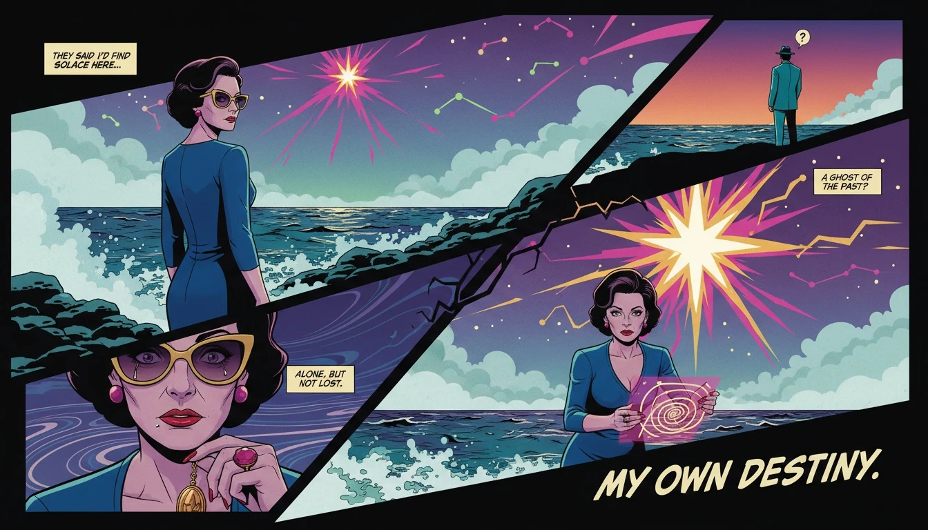 A person contemplating the meaning of their rare MBTI types while looking at a unique star in the night sky. Filename: rare-mbti-types-ranked-bestie-ai.webp