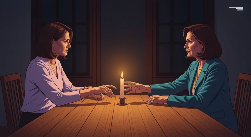 A couple rebuilding intimacy after emotional neglect by reaching out to connect across a dark table in a warm-lit room-rebuilding-intimacy-after-emotional-neglect-bestie-ai.webp