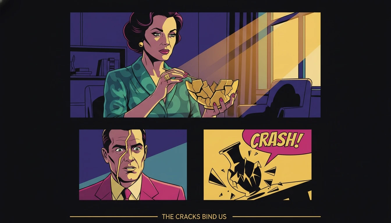 A kintsugi bowl with golden repairs, symbolizing the difficult process of rebuilding life after family tragedy and finding beauty in healing. Filename: rebuilding-life-after-family-tragedy-bestie-ai.webp