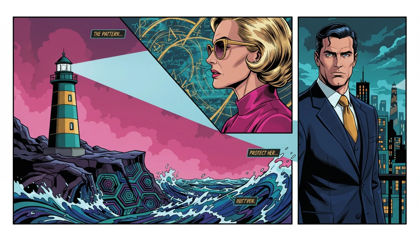 A symbolic image of a lighthouse representing the INFJ personality, which is often a source of insight amidst a sea of confusion, illustrating the core of many relatable infj problems memes. filename: relatable-infj-problems-memes-lighthouse.webp