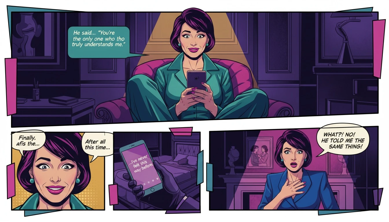 A person finding comfort in the psychology of their Replika AI companion, the phone's glow a symbol of emotional attachment. Filename: replika-ai-emotional-attachment-bestie-ai.webp