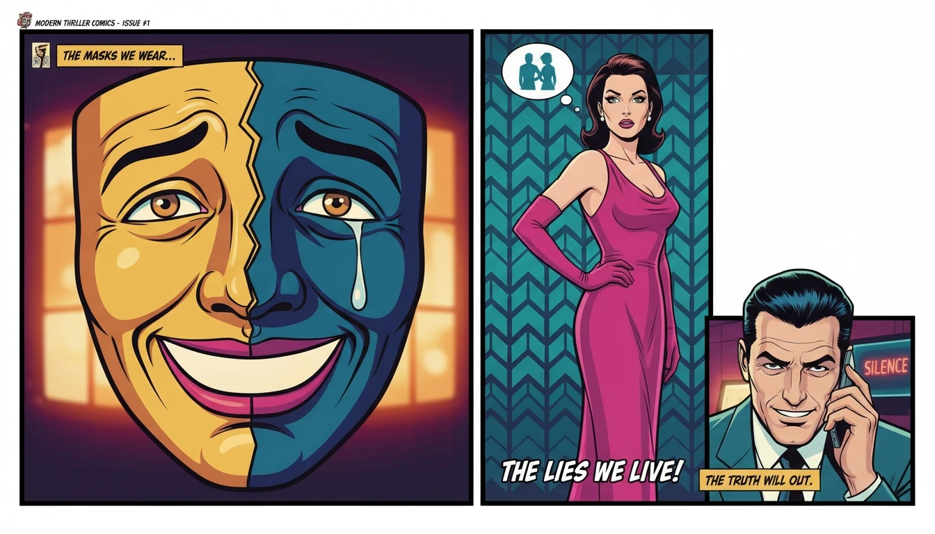 A symbolic image representing the challenge of separating the art from the artist, showing a cracked mask with a human eye peeking through. separating-the-art-from-the-artist-bestie-ai.webp