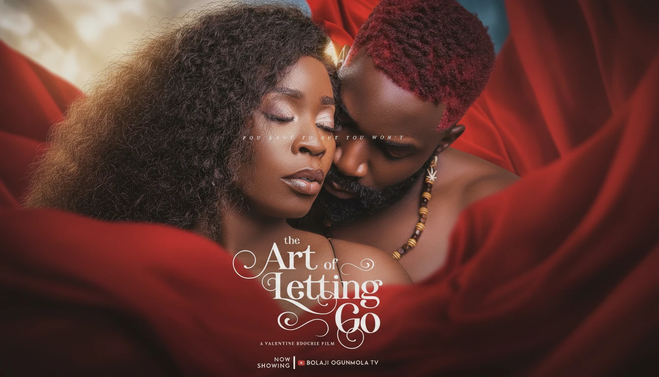 A dramatic still from 'The Art of Letting Go' featuring Olivia looking determined, symbolizing her decision to forget and move on after betrayal.