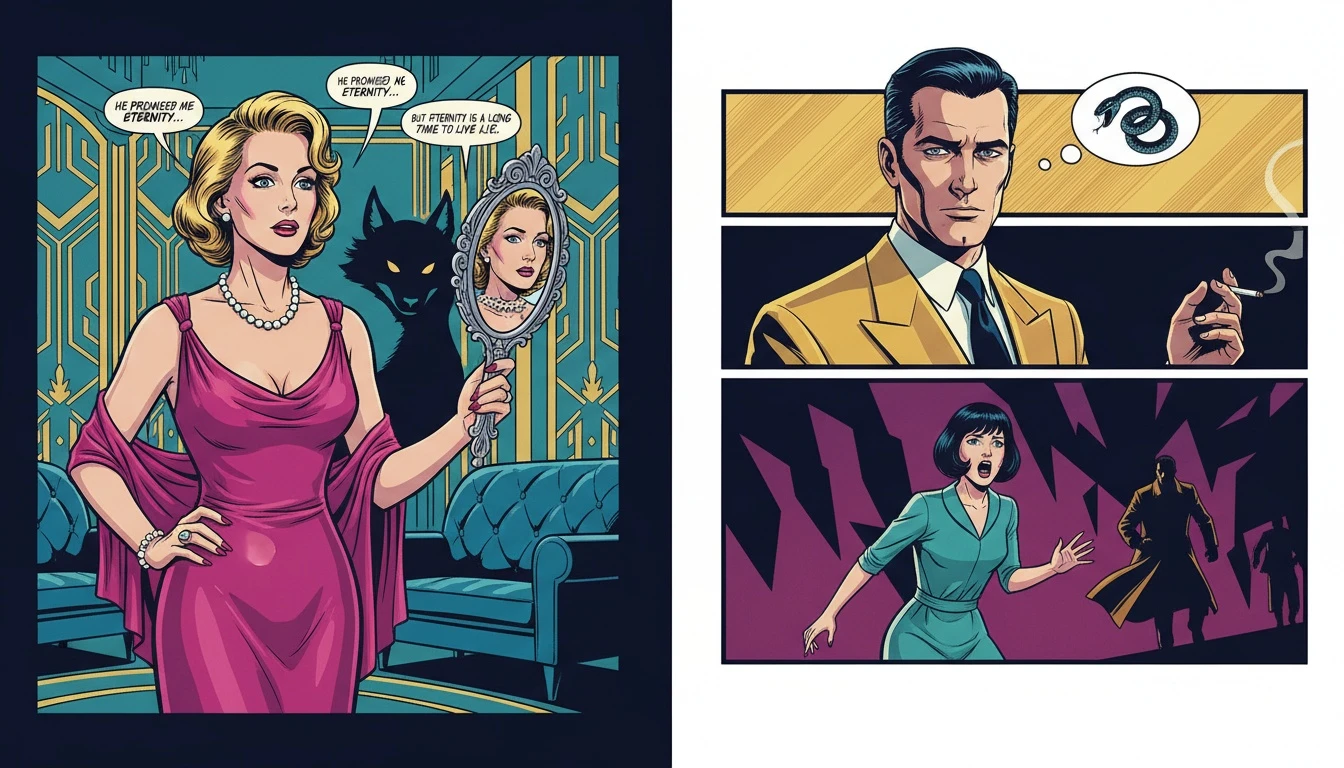 An ornate mirror with a distorted reflection, symbolizing the hidden signs of a charismatic manipulator. signs-of-a-charismatic-manipulator-bestie-ai.webp