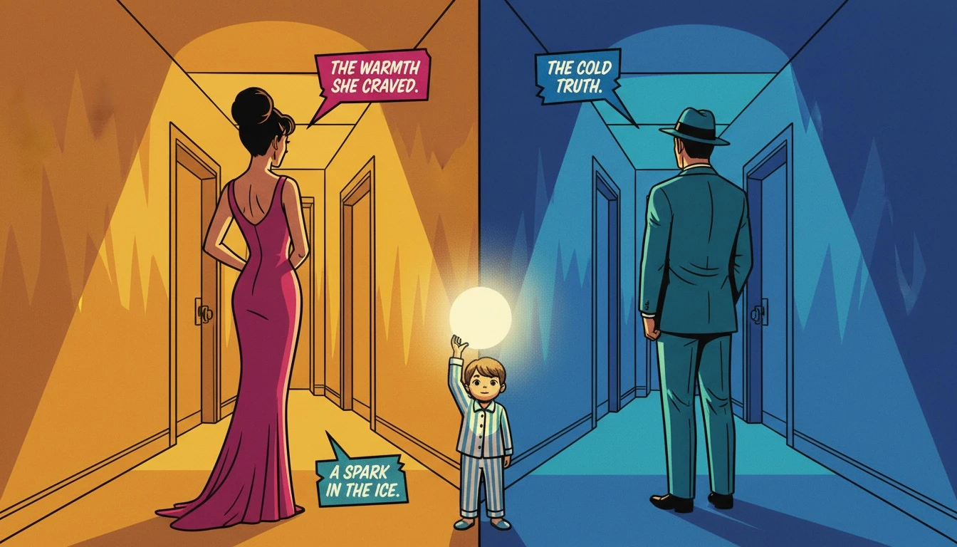 A conceptual image illustrating the emotional weight of staying in an unhappy marriage for the sake of children-bestie-ai.webp