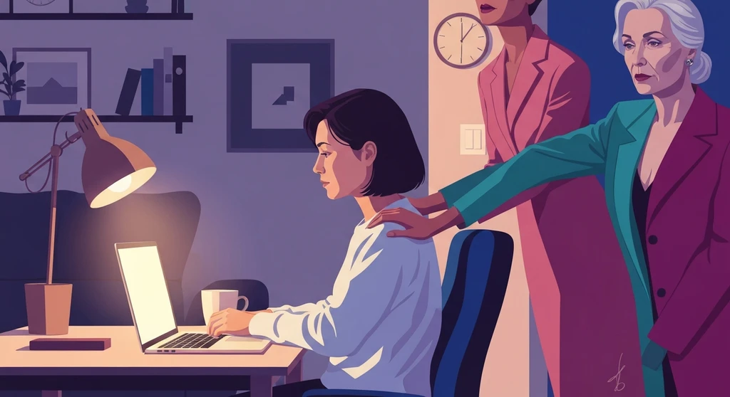 supporting-a-partner-with-high-functioning-anxiety-bestie-ai.webp. A spouse providing emotional support to a high-achieving partner to show the nuances of supporting a partner with high functioning anxiety.