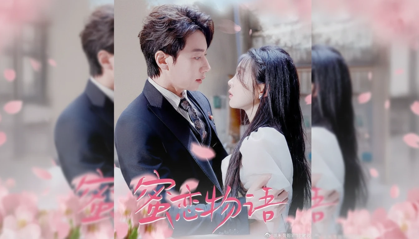 Gu Sheng Sheng and Pei Yu with their twin sons from the drama 'Sweet Love (2024)' after their reconciliation.