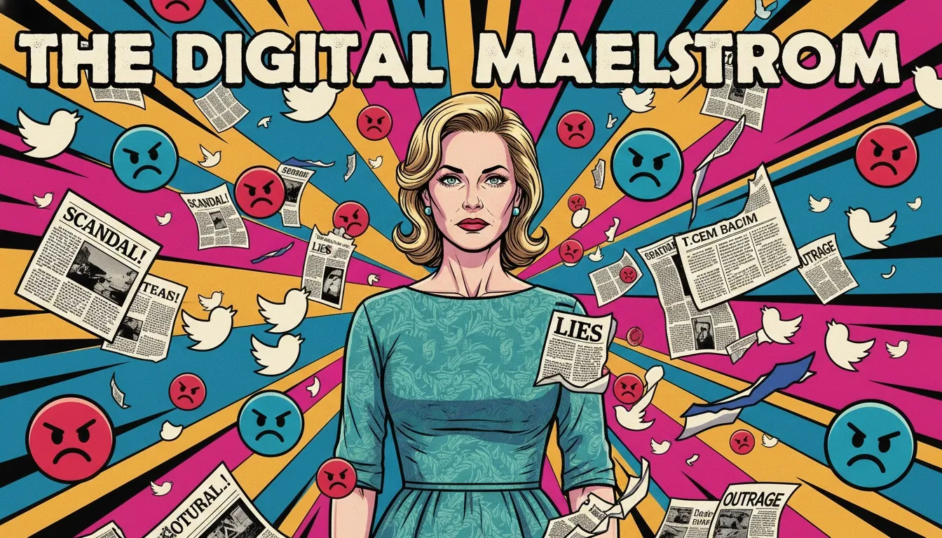 A woman finding clarity amidst digital chaos, illustrating how the Sydney Sweeney controversies explained in this article require separating fact from online noise. Filename: sydney-sweeney-controversies-explained-bestie-ai.webp