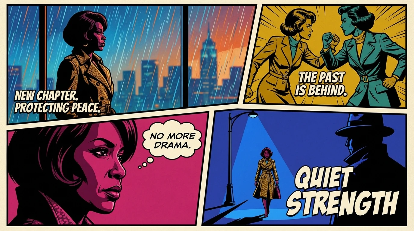 A contemplative image symbolizing the Teyana Taylor dating life after divorce, showing a woman's strong silhouette against a window, representing healing and protecting your peace. Filename: teyana-taylor-dating-life-after-divorce-bestie-ai.webp