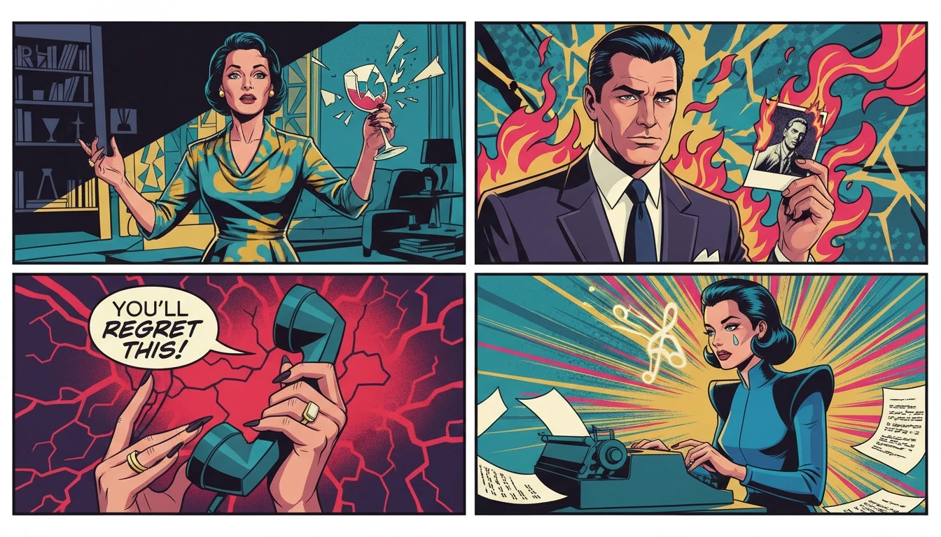 A vintage microphone in a dark studio, symbolizing the process of finding The Pretty Reckless lyrics meaning to cope with grief, as inspired by Taylor Momsen. the-pretty-reckless-lyrics-meaning-bestie-ai.webp