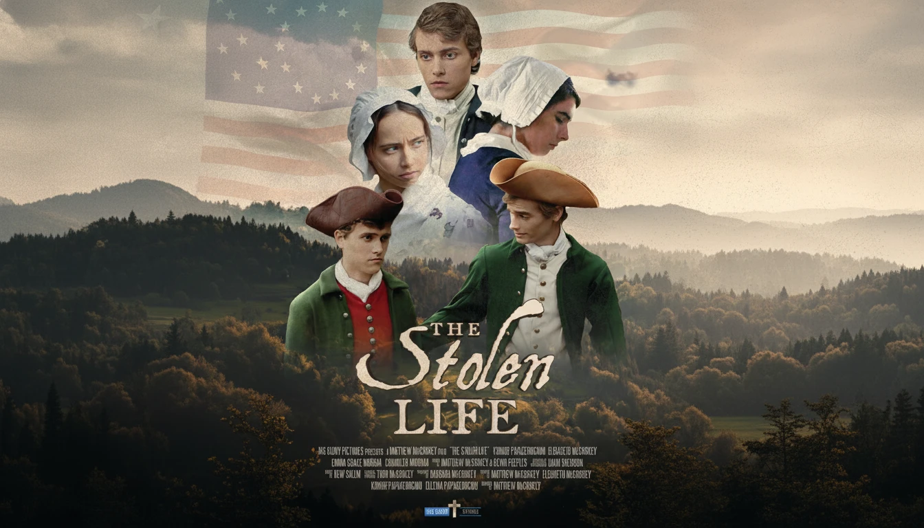 A dramatic confrontation scene from The Stolen Life: Close Yet Worlds Apart, highlighting the intense family drama and mistaken identity themes.