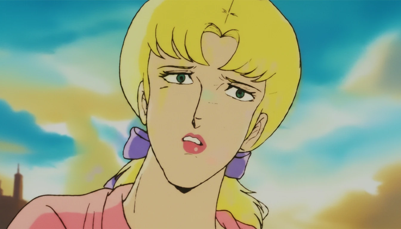 A woman looking intensely while a man glares in the background, representing the high stakes of Love And Lies short drama.