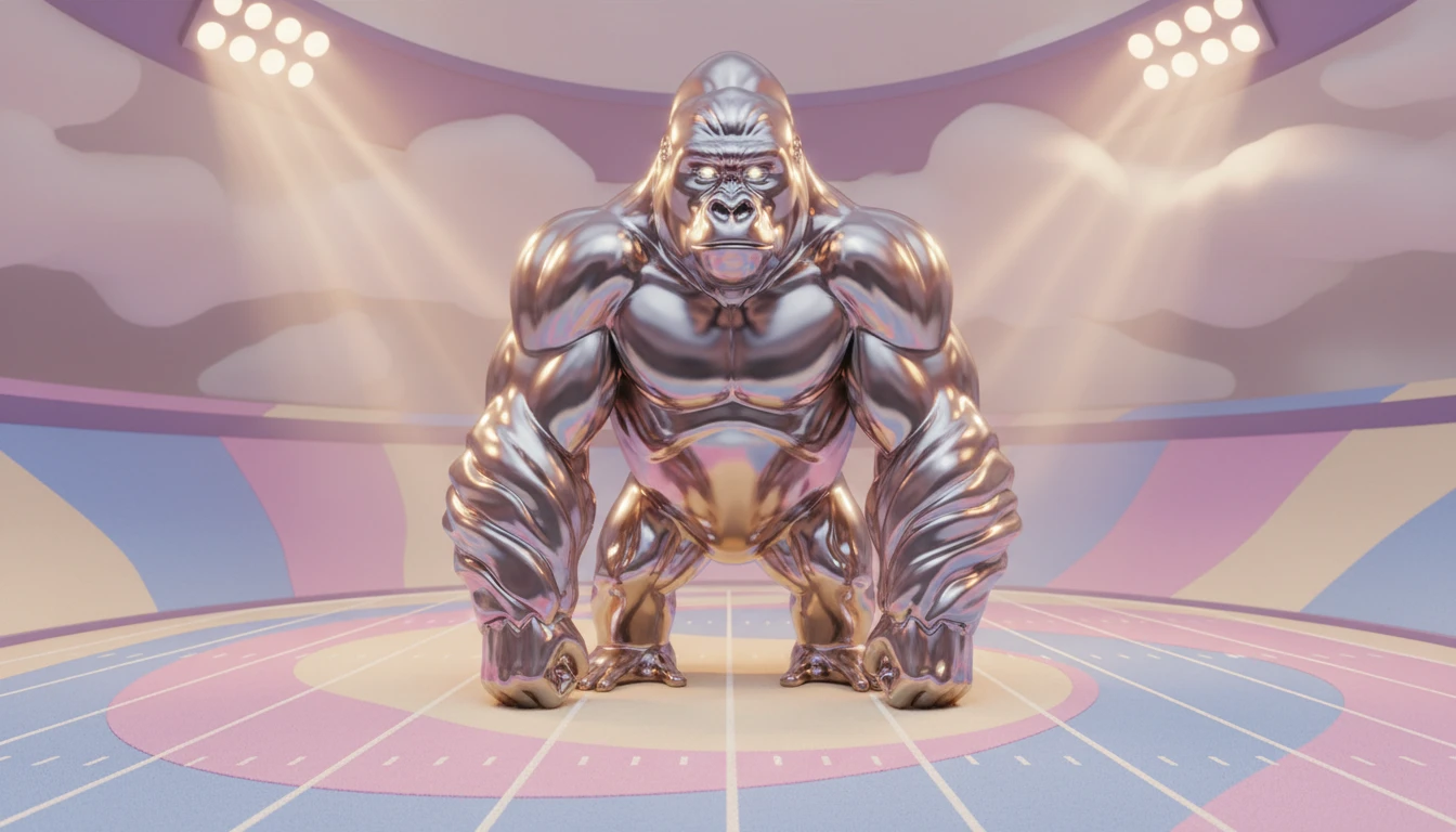 An artistic rendering of the unique power and intelligence of Trent Williams, depicted as a mythic silverback, illustrating what sets him apart from other great offensive tackles. Filename: trent-williams-vs-greatest-offensive-tackles-bestie-ai.webp