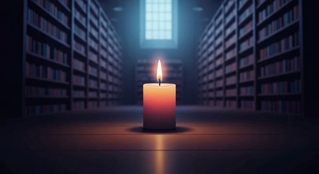 A single candle glowing in a dark room symbolizing recovery from emotional withdrawal and the signs of burnout - emotional-withdrawal-bestie-ai.webp