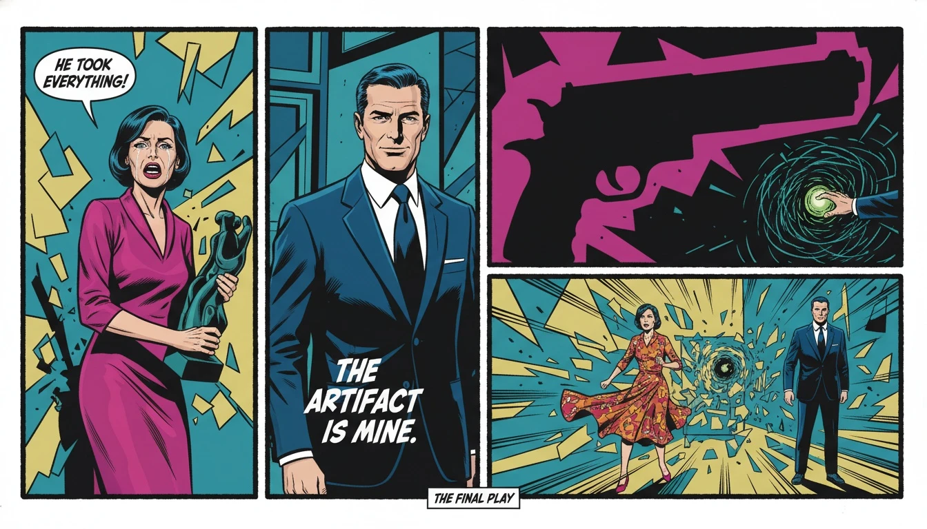 A symbolic image representing unhealthy ISFP traits, showing an artist's calm space disrupted by a harsh, logical shadow, illustrating the ISFP Te grip. unhealthy-isfp-traits-bestie-ai.webp