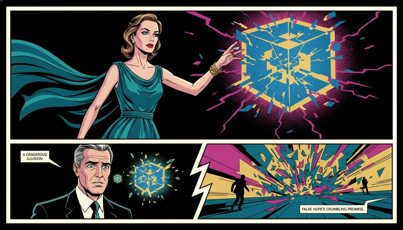 A symbolic image showing a human hand reaching for a glitching AI to represent the dangers of using ChatGPT for therapy. Filename: using-chatgpt-for-therapy-dangers-bestie-ai.webp