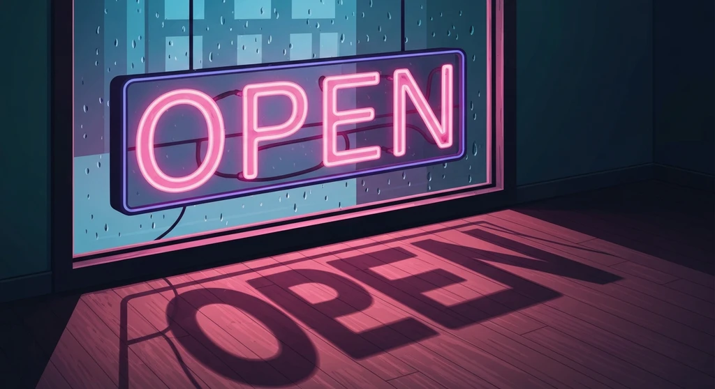 why-push-pull-relationships-are-addictive-bestie-ai.webp. A flickering neon sign in a dark room representing the unstable and addictive nature of push pull relationships.