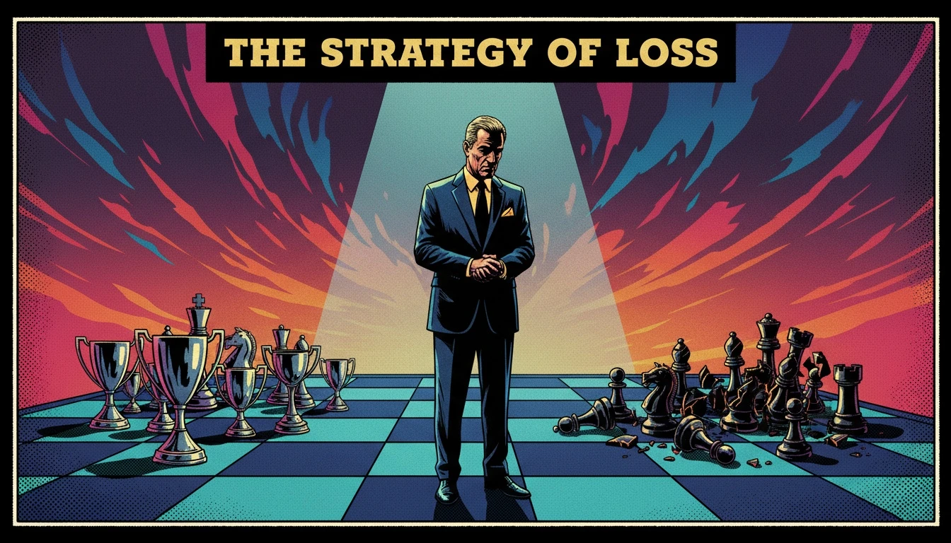 A symbolic image representing the psychological pressure on coach Mike Tomlin, illustrating the conflict between his consistent winning seasons and his playoff record criticism. Filename: mike-tomlin-psychology-bestie-ai.webp