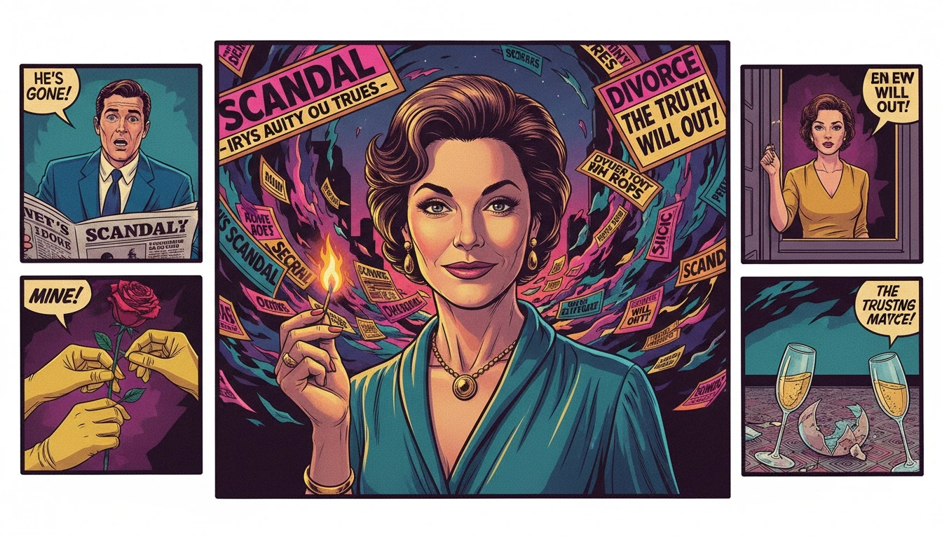 A soulful portrait illustrating the quiet resilience behind the Winona Ryder mental health struggles, with a calm subject contrasted against a chaotic background of media flashes. winona-ryder-mental-health-struggles-bestie-ai.webp