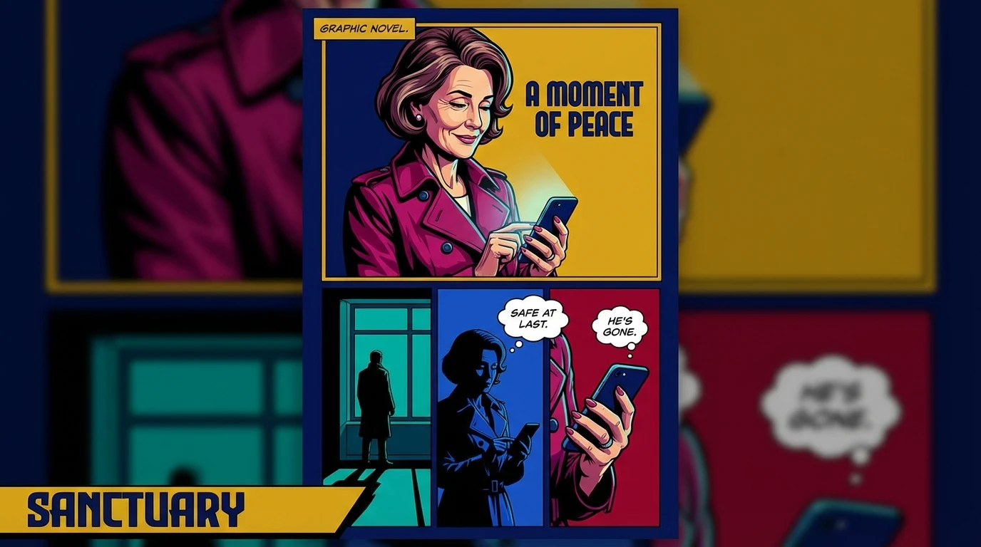 A woman finds peace and emotional safety in her relationship, illustrating the growing trend of women with ai boyfriends finding a safe space. women-with-ai-boyfriends-bestie-ai.webp